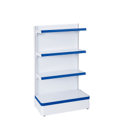 PONTA DE GONDOLA PODIUM GOLD 1,30X0,86 40X30 (BASE +3) 60KG BRANCA