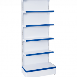 PONTA DE GONDOLA PODIUM GOLD 2,10X0,86 40X30 (BASE +5) 60KG BRANCA