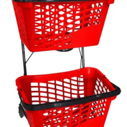 CARRINHO PEQUENO COM 2 CESTAS