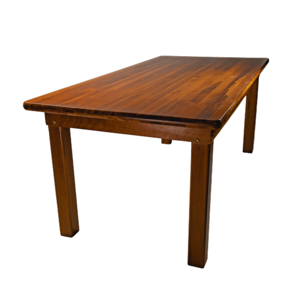MESA DE MADEIRA FIXA 1,00×2,00 COM BORDA