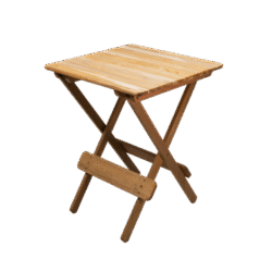 MESA DOBRÁVEL 60X60 2 PARTES MADEIRA TAMPO PAINEL LISO CRU S/VERNIZ