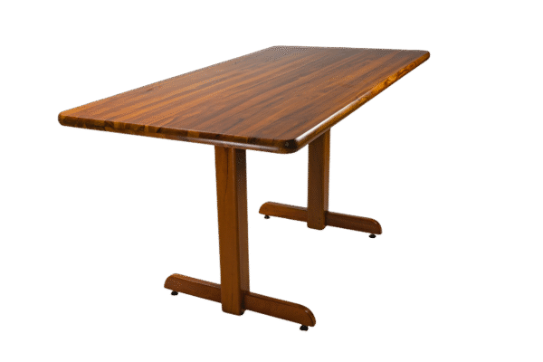 MESA DE MADEIRA FIXA 80×160 2 PÉS