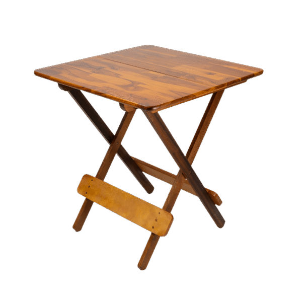 MESA DOBRÁVEL 70×70 – MADEIRA TAMPO LISO