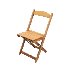 CADEIRA DOBRÁVEL RETRO CRU S/VERNIZ