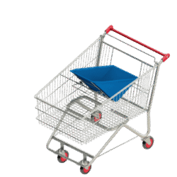 CARRINHO  210 LITROS C/BEBÊ CONFORTO PESADO GALVANIZADO